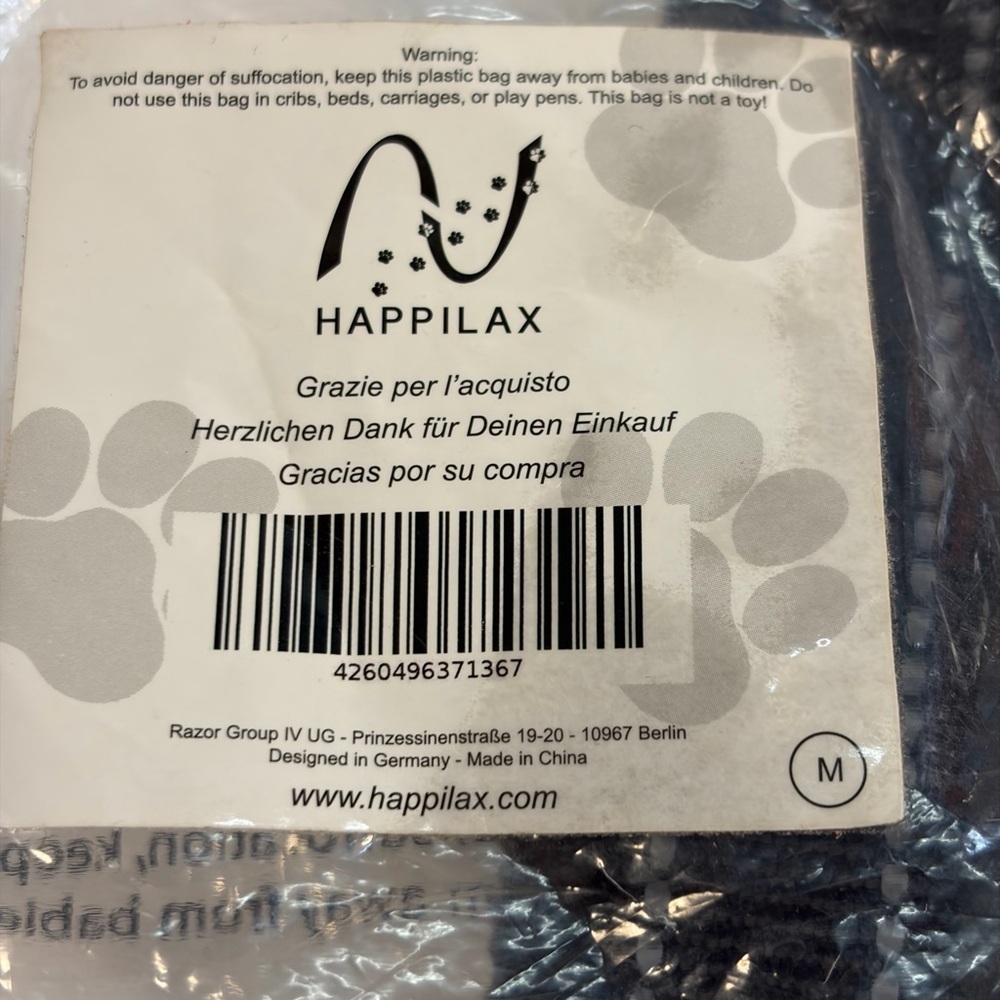 HAPPILAX Medium Padded Dog Collar / Harness Strap – Neoprene – New - Picture 5 of 5